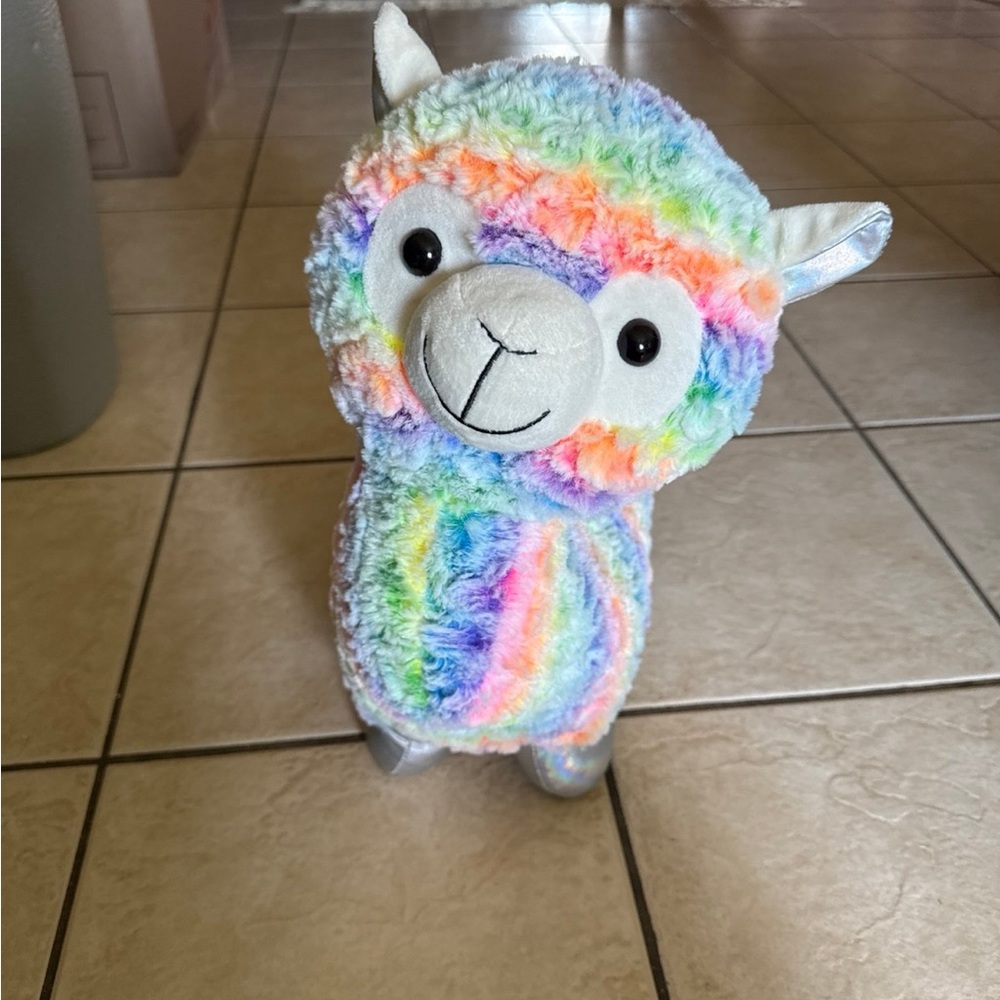 Colorful Plush Alpaca Toy